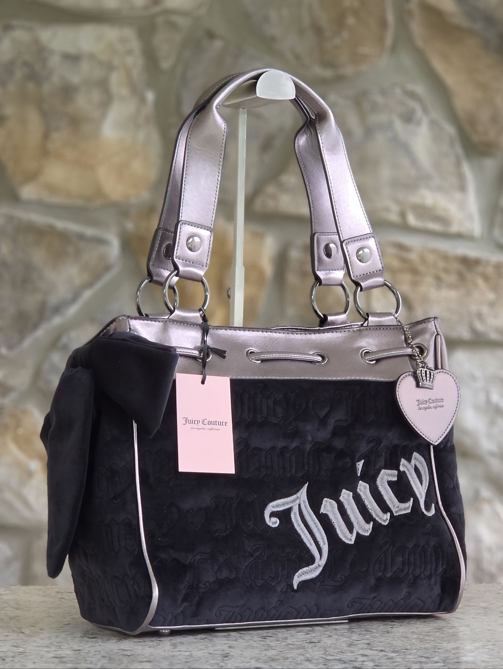 Juicy Couture Vintage Dreams Black Tote